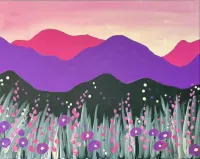Mountains and Flowers (2) – Image 1