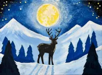 Moonlight Deer – Image 1