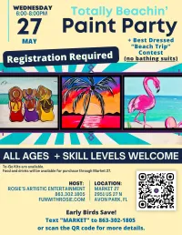 05.27.26 Totally Beachin' Paint Party at Market 27 – Image 1