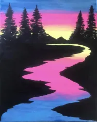 Black Light Landscape (2) – Image 1
