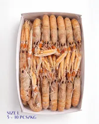 Sofrimar Premium Frozen Sea Prawns  – Size L 3kg/box