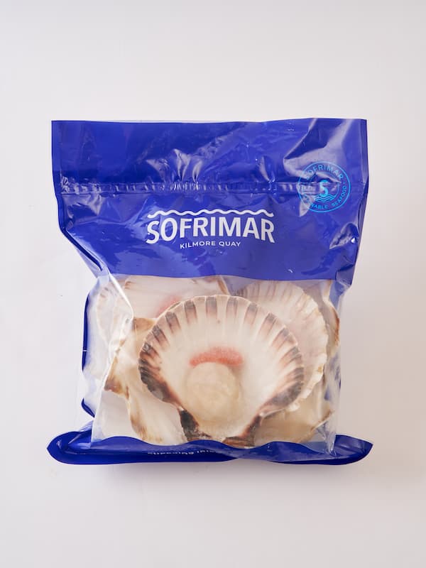 Sofrimar Frozen Scallops Meat Half Shell  – Image 1