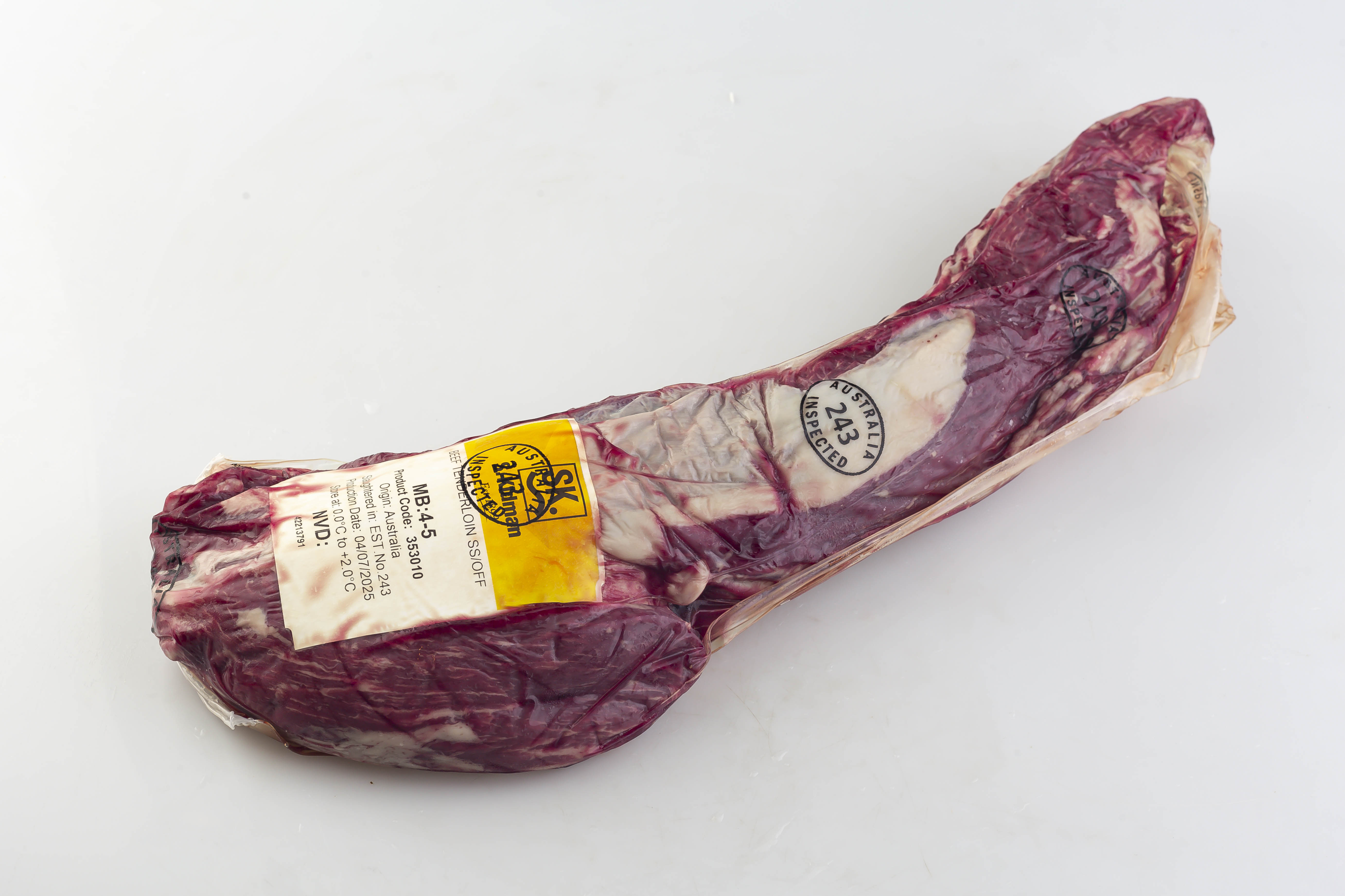 KIDMAN Premium Wagyu Tenderloin MB 4-5 (Whole Piece) – Image 1