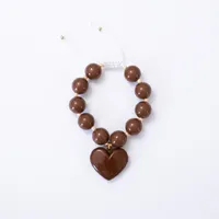 Heart Bracelet – Coffee