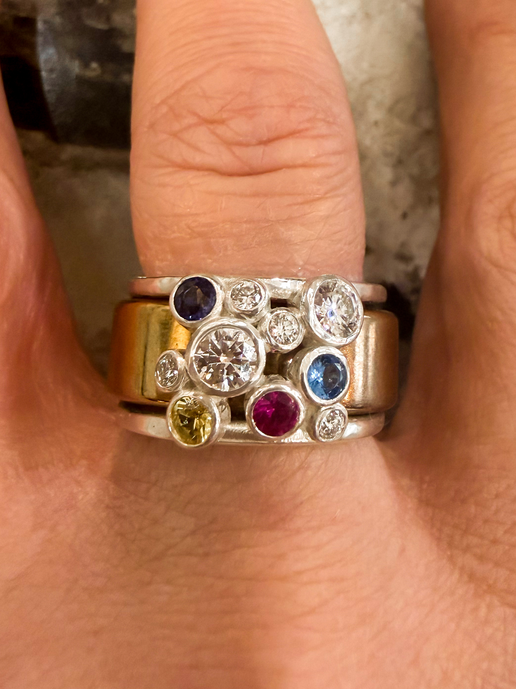 Diamond Bubble Smart Ring Jacket – Image 1