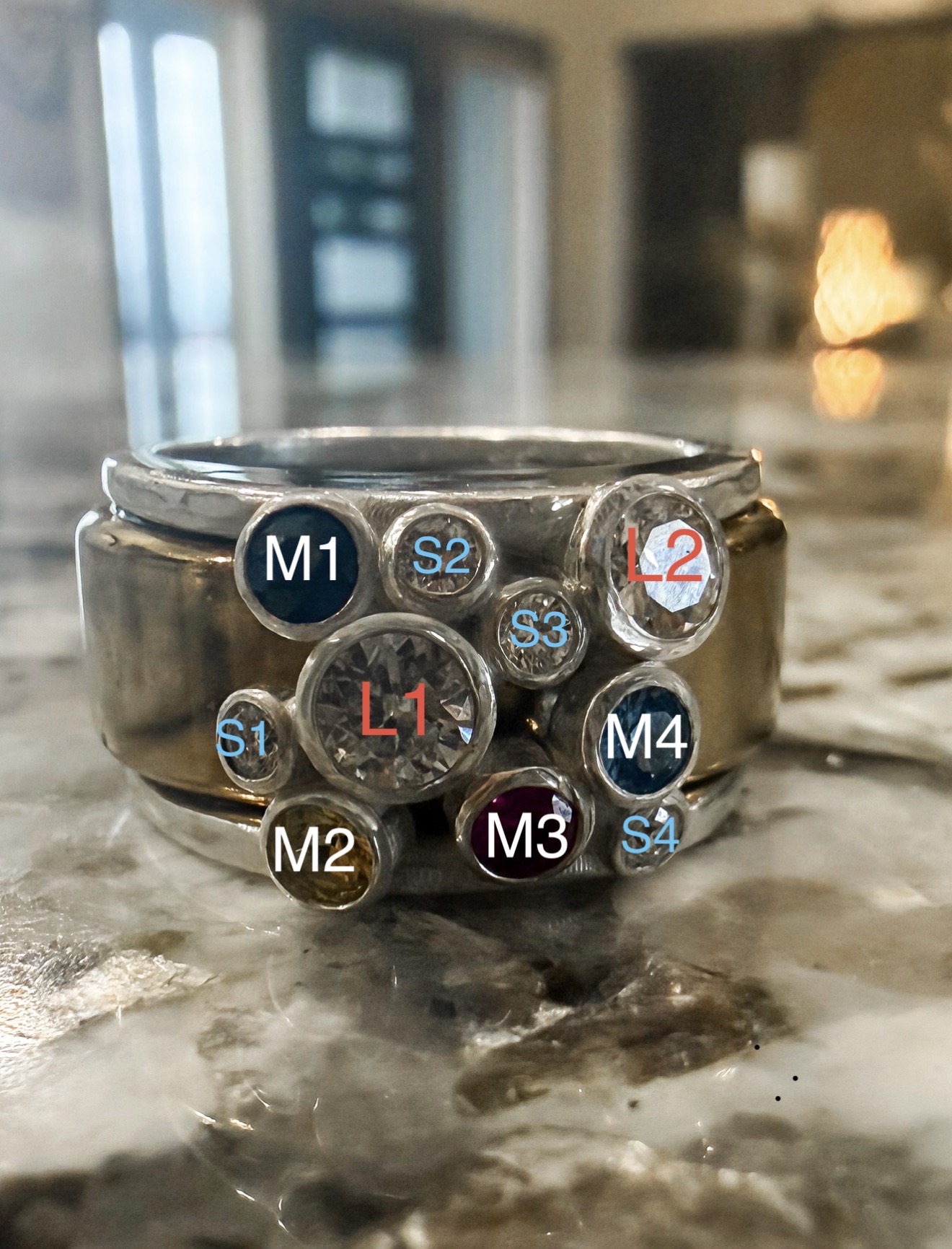 Diamond Bubble Smart Ring Jacket – Image 3