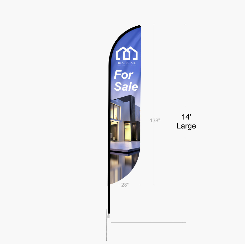 Convex Feather Flag – Image 1