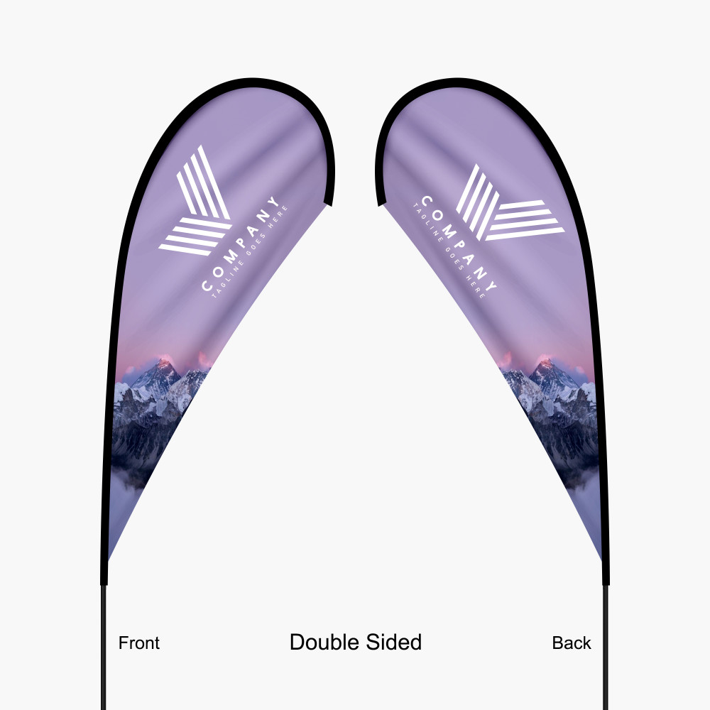 Tear Drop Feather Flag – Image 4