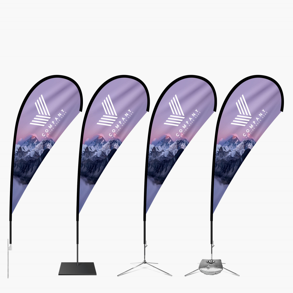 Tear Drop Feather Flag – Image 5