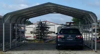 Demo #2: Bent Bow Carport 18' x 21' x 7' – Image 1