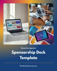 Nonprofit Sponsorship Deck Template | Plug-and-Play Pitch Deck – Image 1