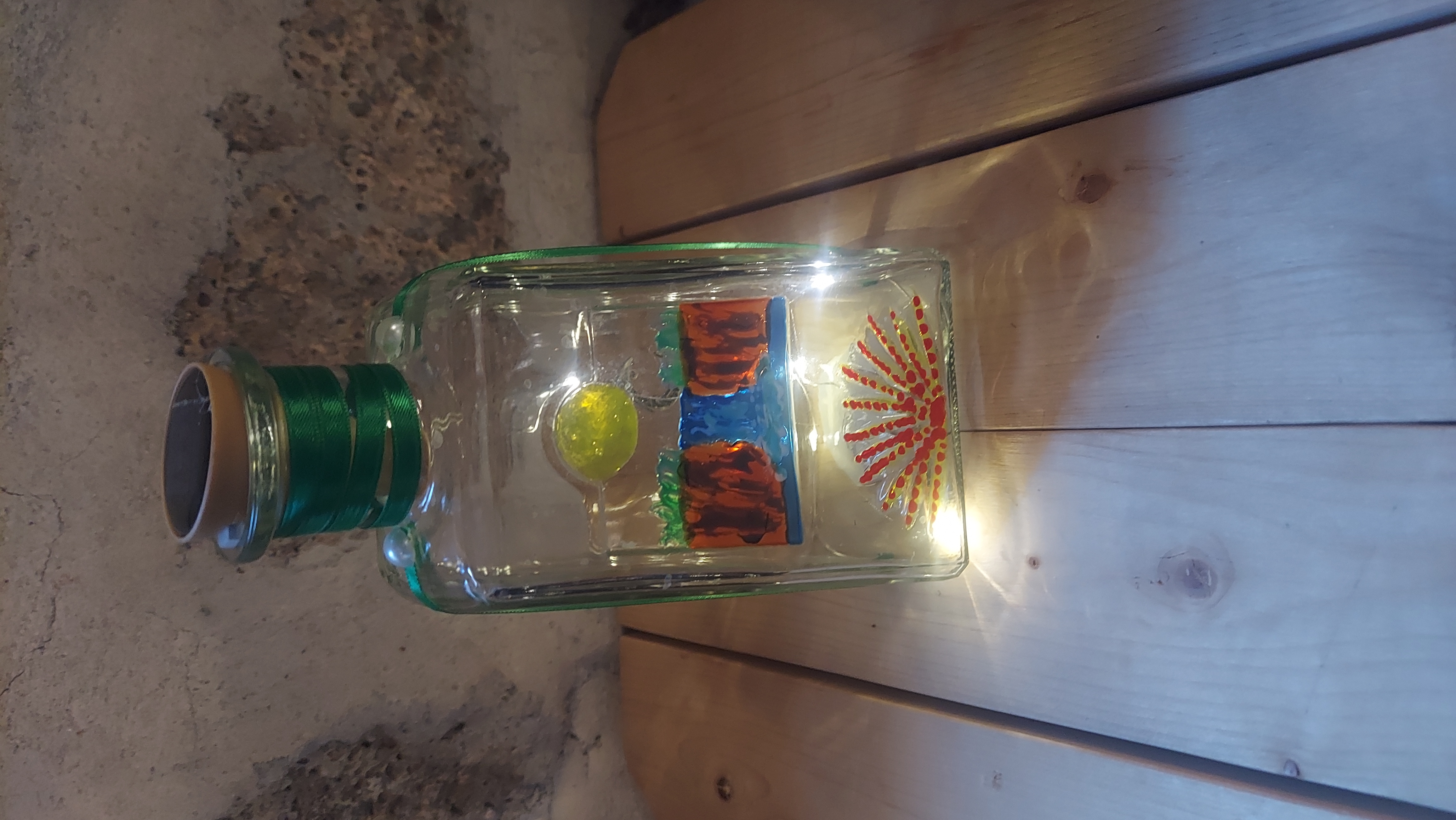 Waterfall and Sun Fairy Jar – Image 1