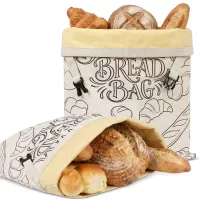 Crow Bench Farm Beeswax Bread Bag – Image 1