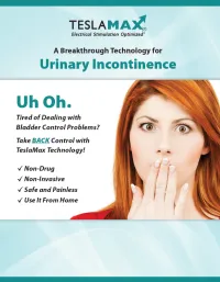Full-Page TeslaMax Patient Brochure 25-Pack for Urinary Incontinence – Image 1