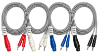 Lead Wire, TM-4L, 4 Color Set (RWBK Tips)  – Image 1