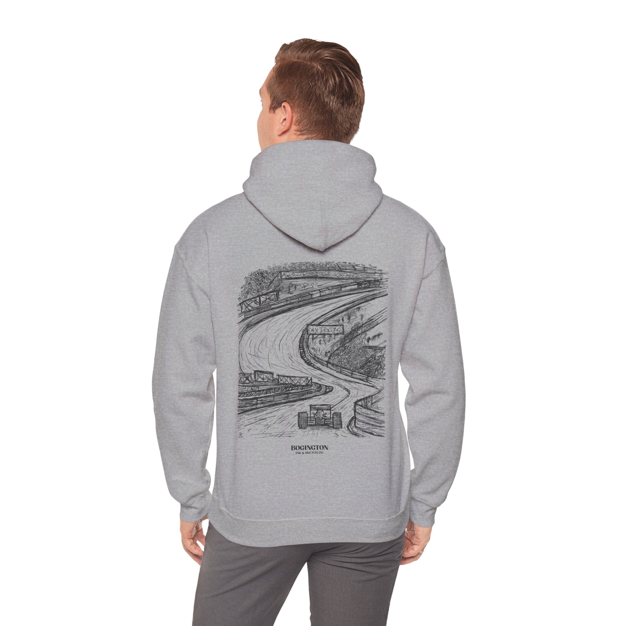 Circuit Flow Grey Hoodie – Image 7
