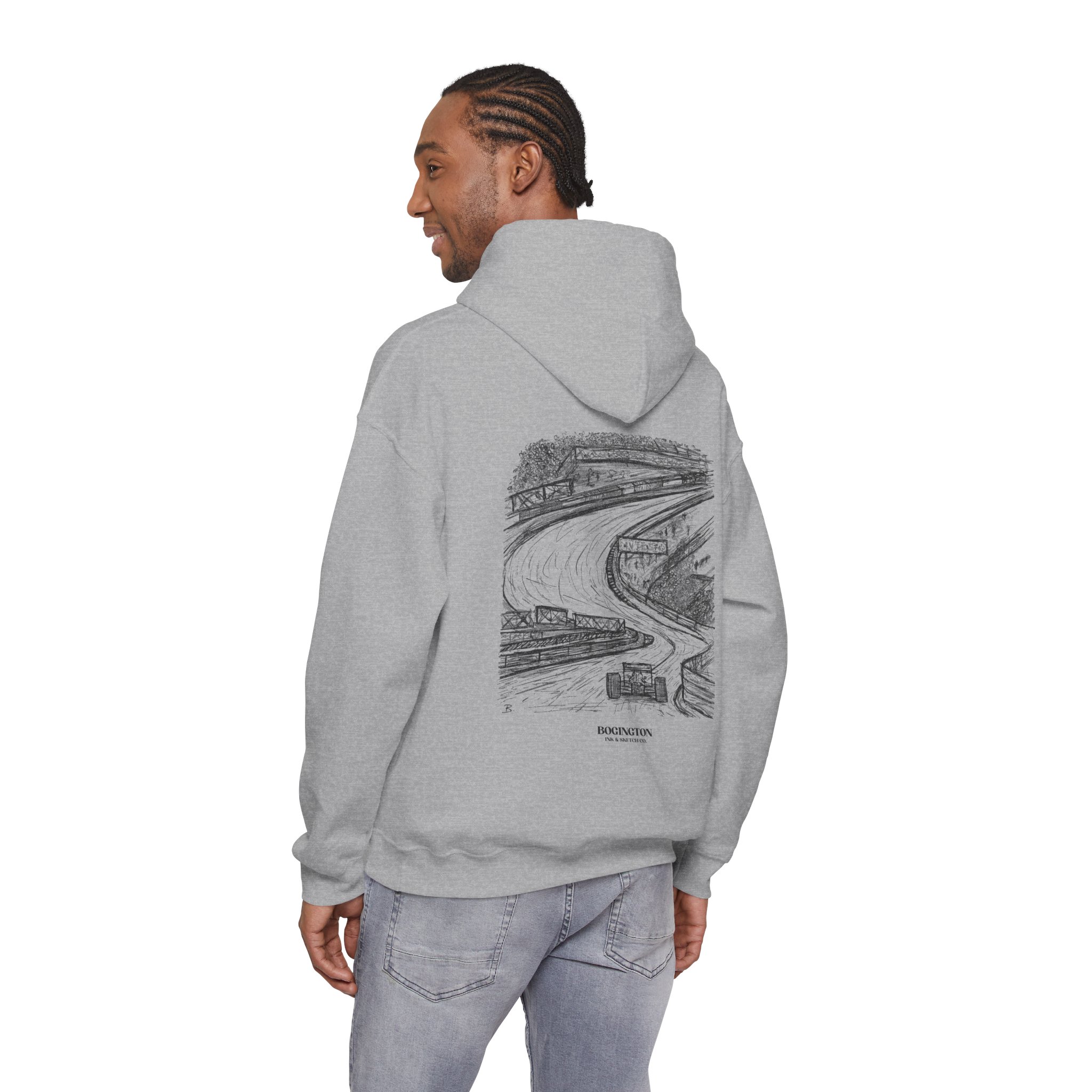 Circuit Flow Grey Hoodie – Image 5