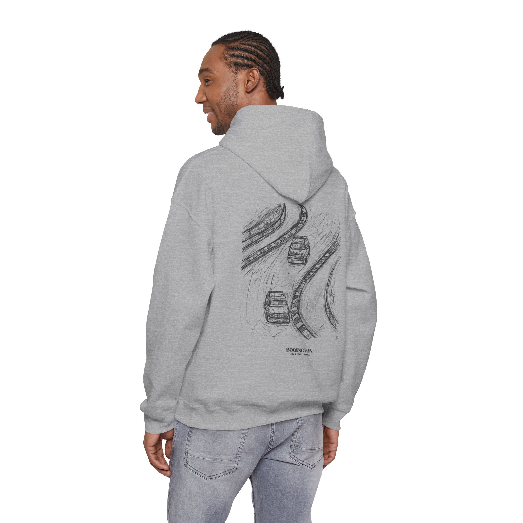 Slipstream Study Grey Hoodie – Image 5