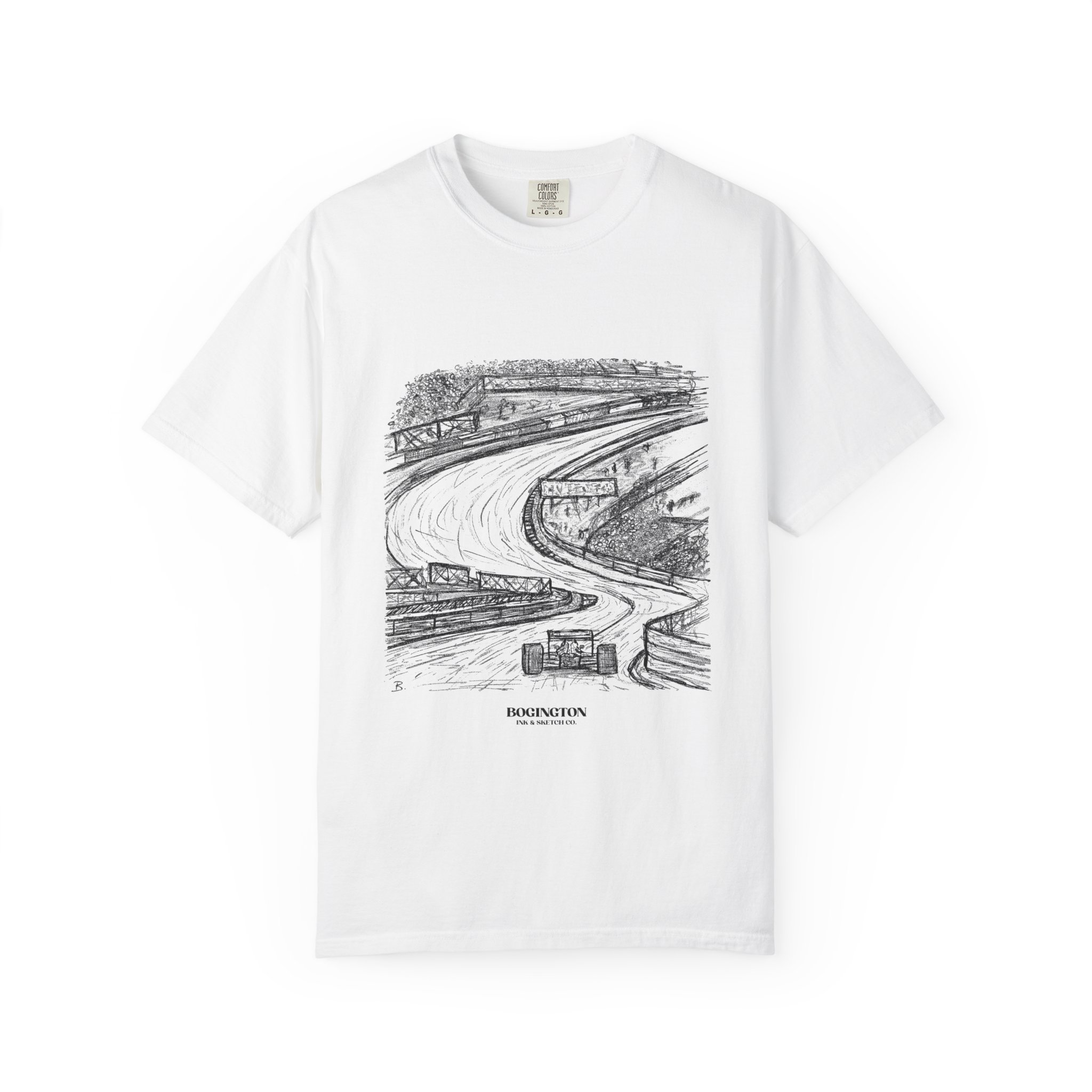 Circuit Flow White T-Shirt – Image 3