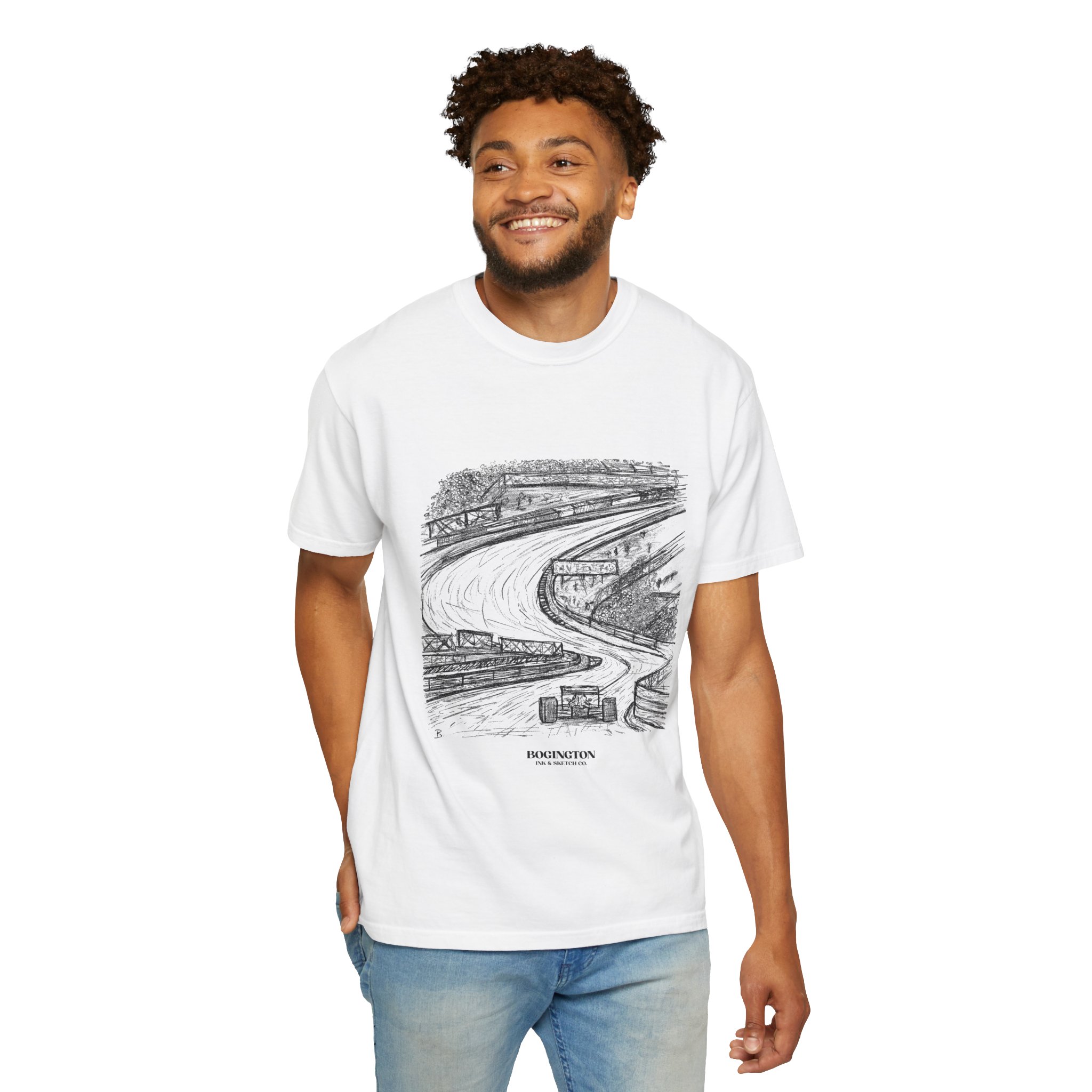 Circuit Flow White T-Shirt – Image 5