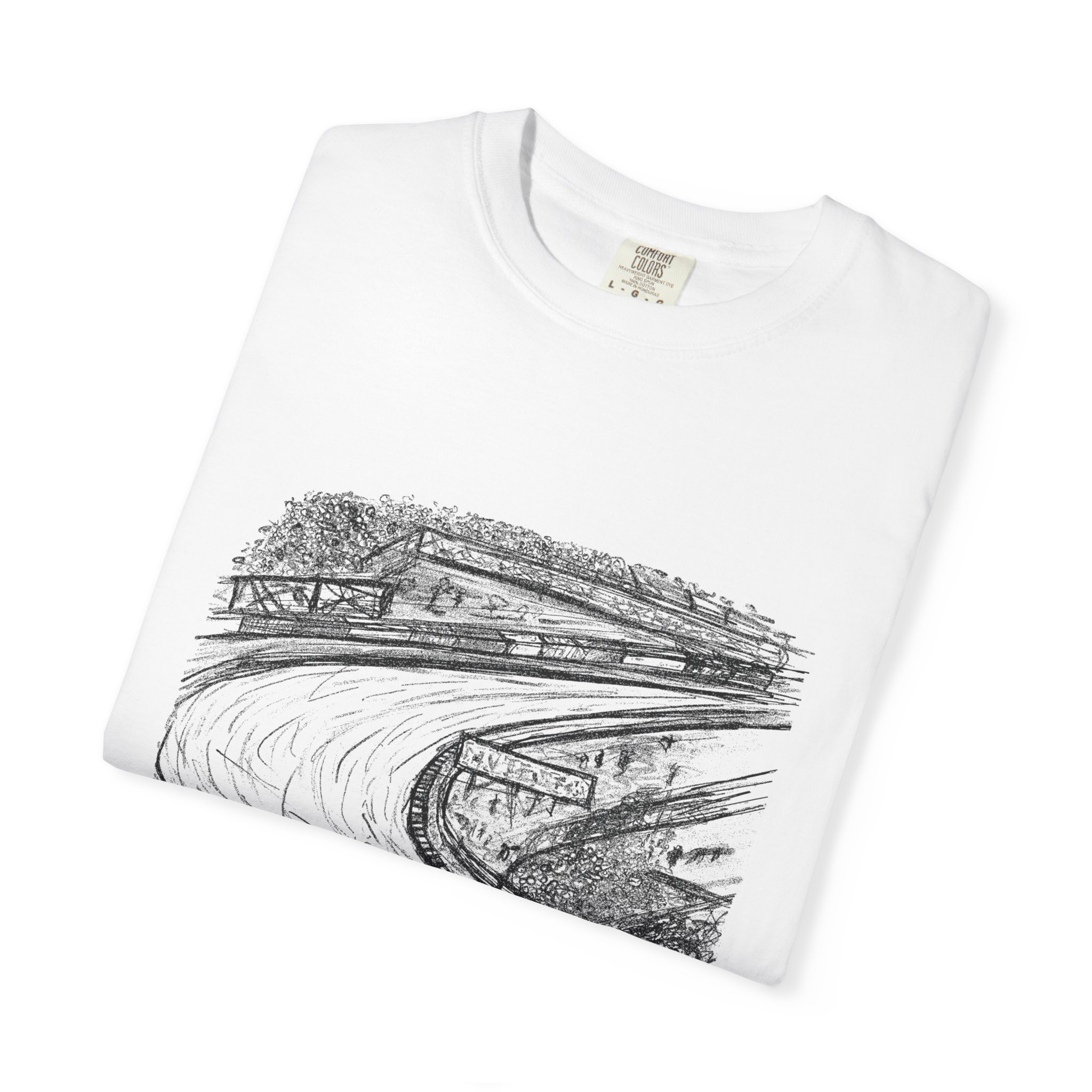 Circuit Flow White T-Shirt – Image 4