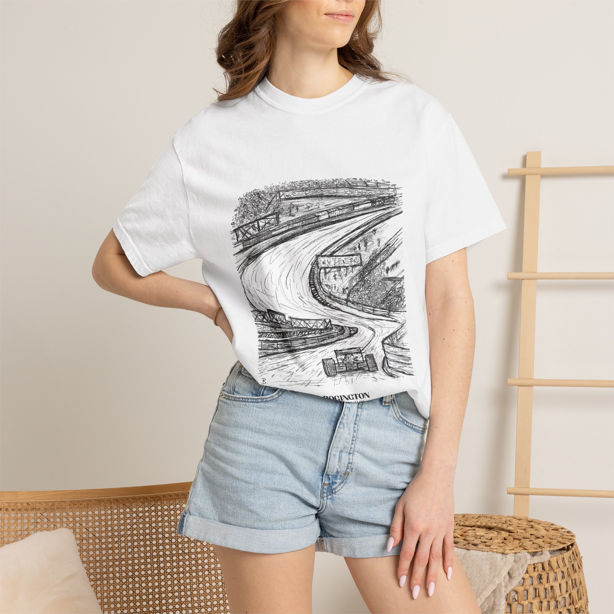 Circuit Flow White T-Shirt – Image 7