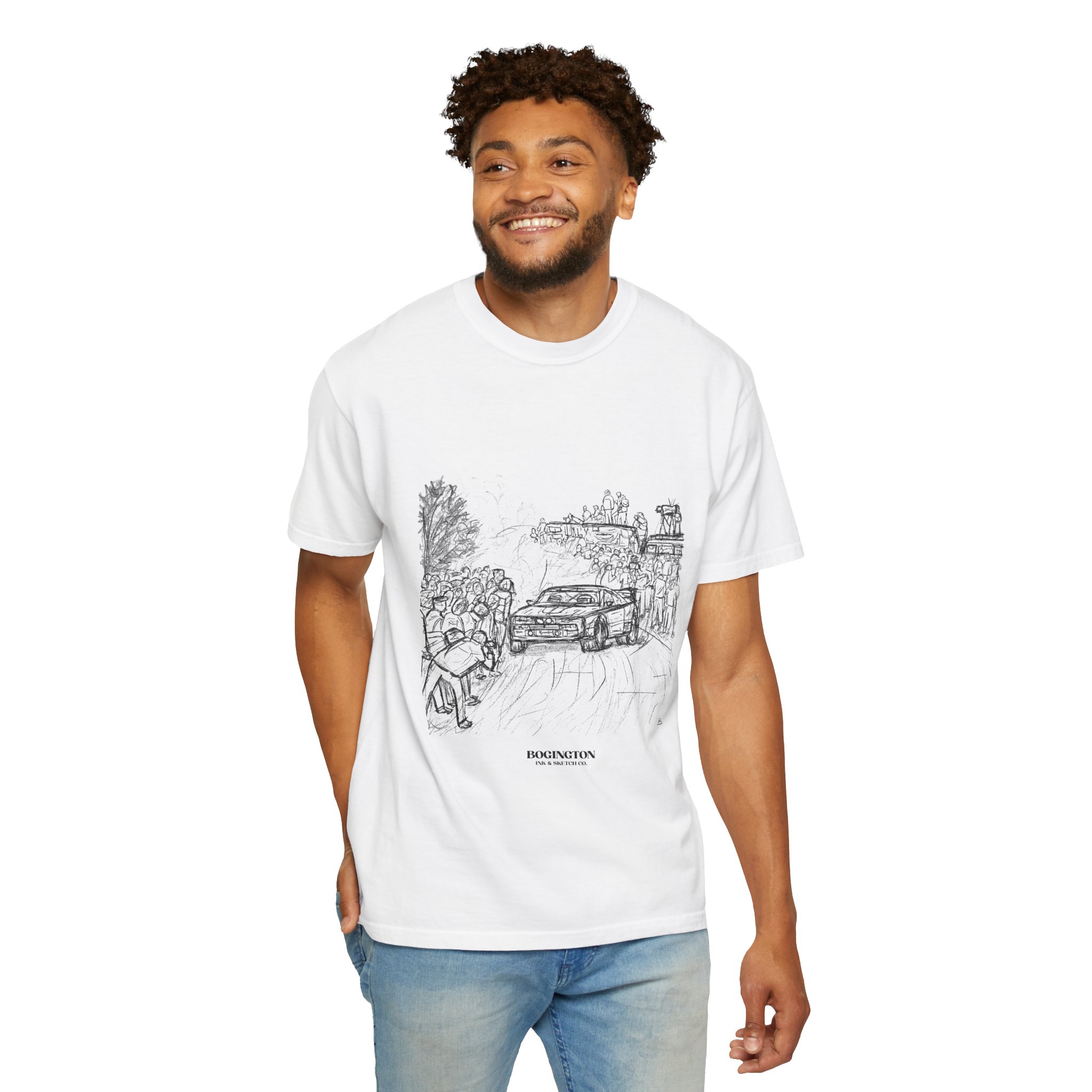 Dust Line White T-Shirt – Image 5