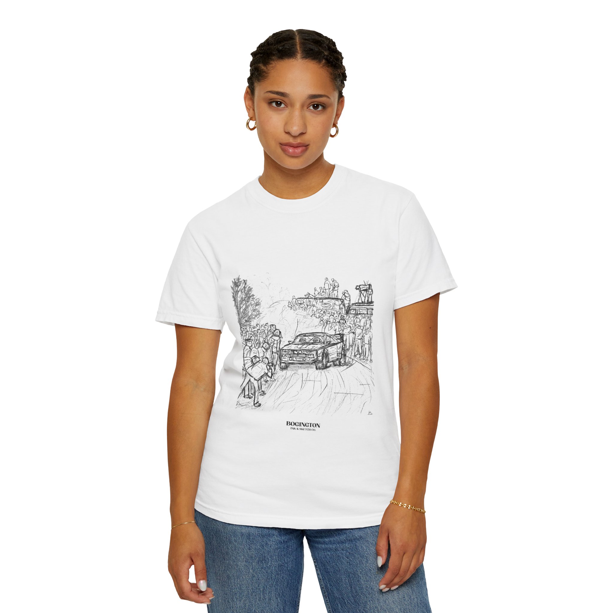 Dust Line White T-Shirt – Image 6