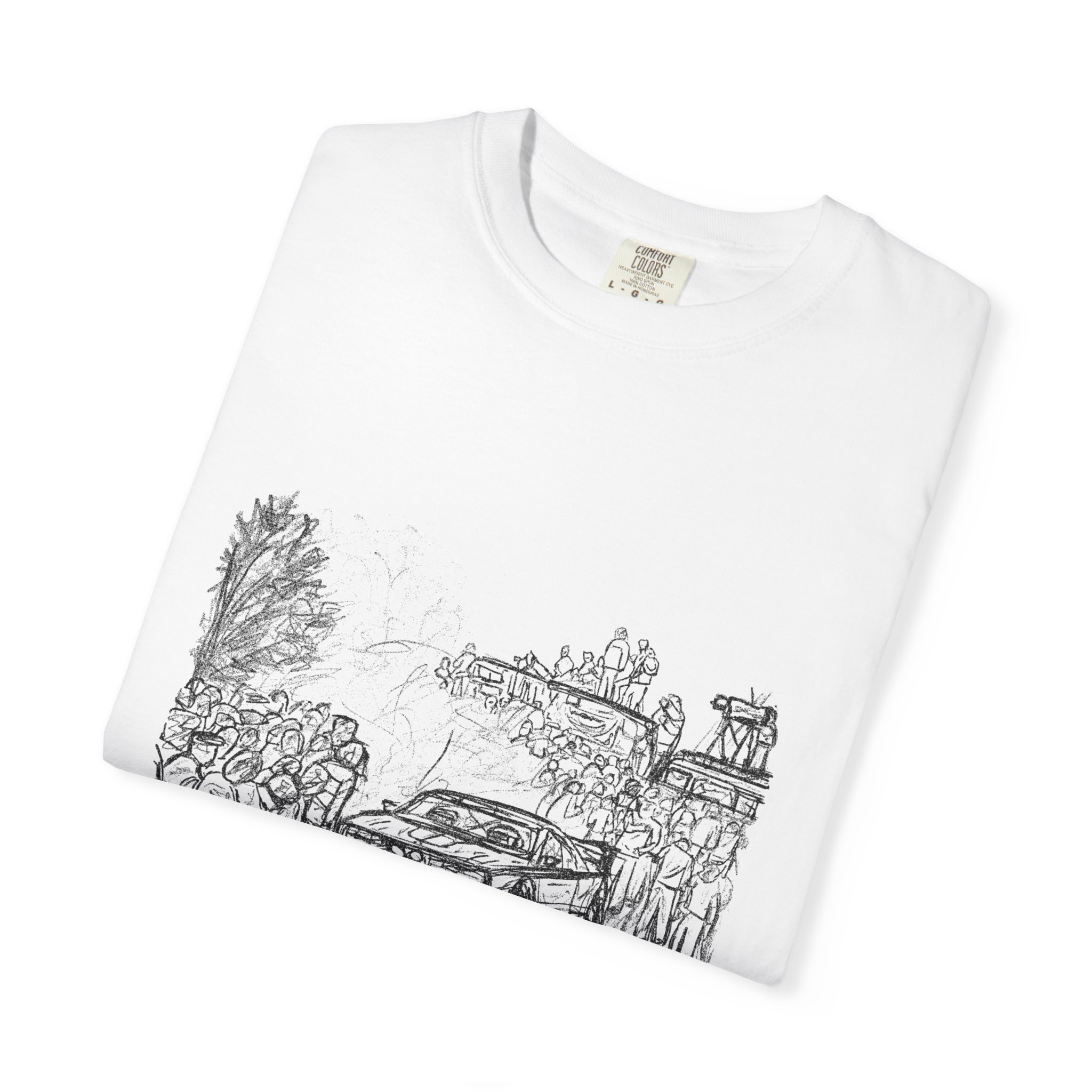 Dust Line White T-Shirt – Image 4