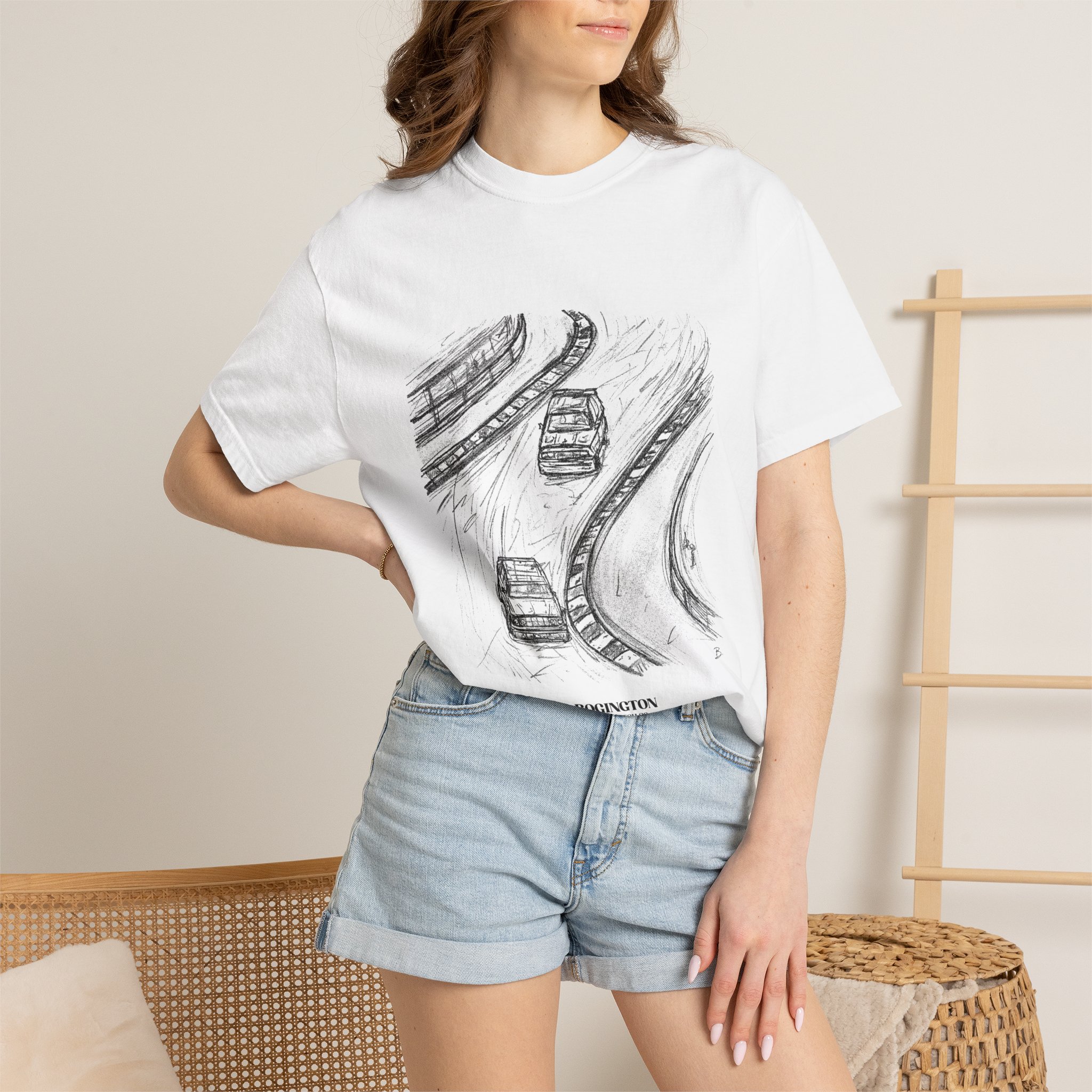 Slipstream Study White T-Shirt – Image 7