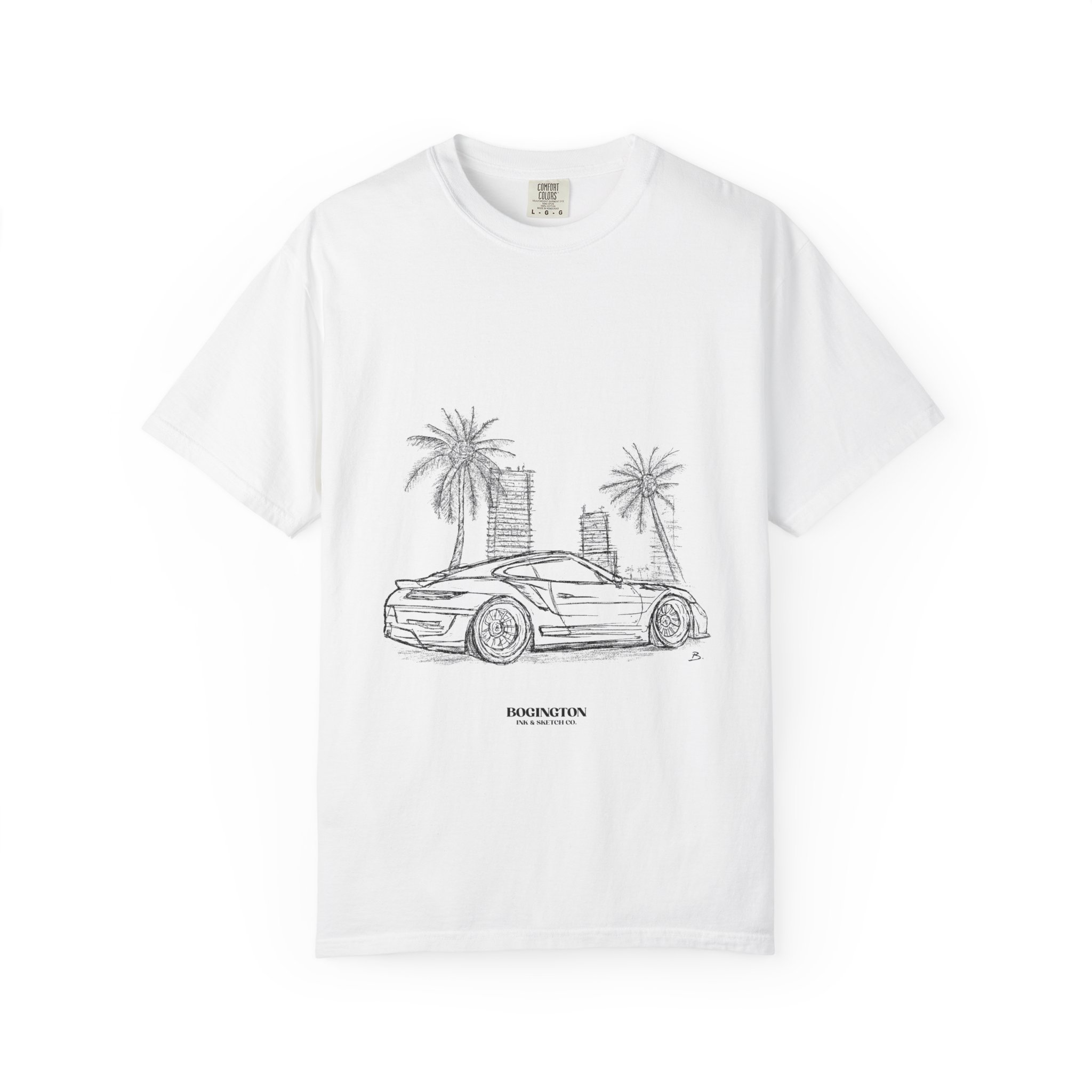 Palm Run White T-Shirt – Image 3