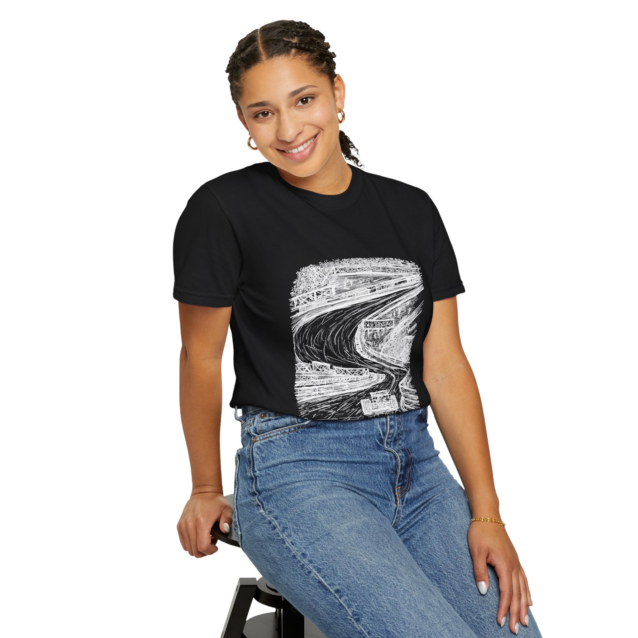 Circuit Flow Black T-Shirt – Image 6