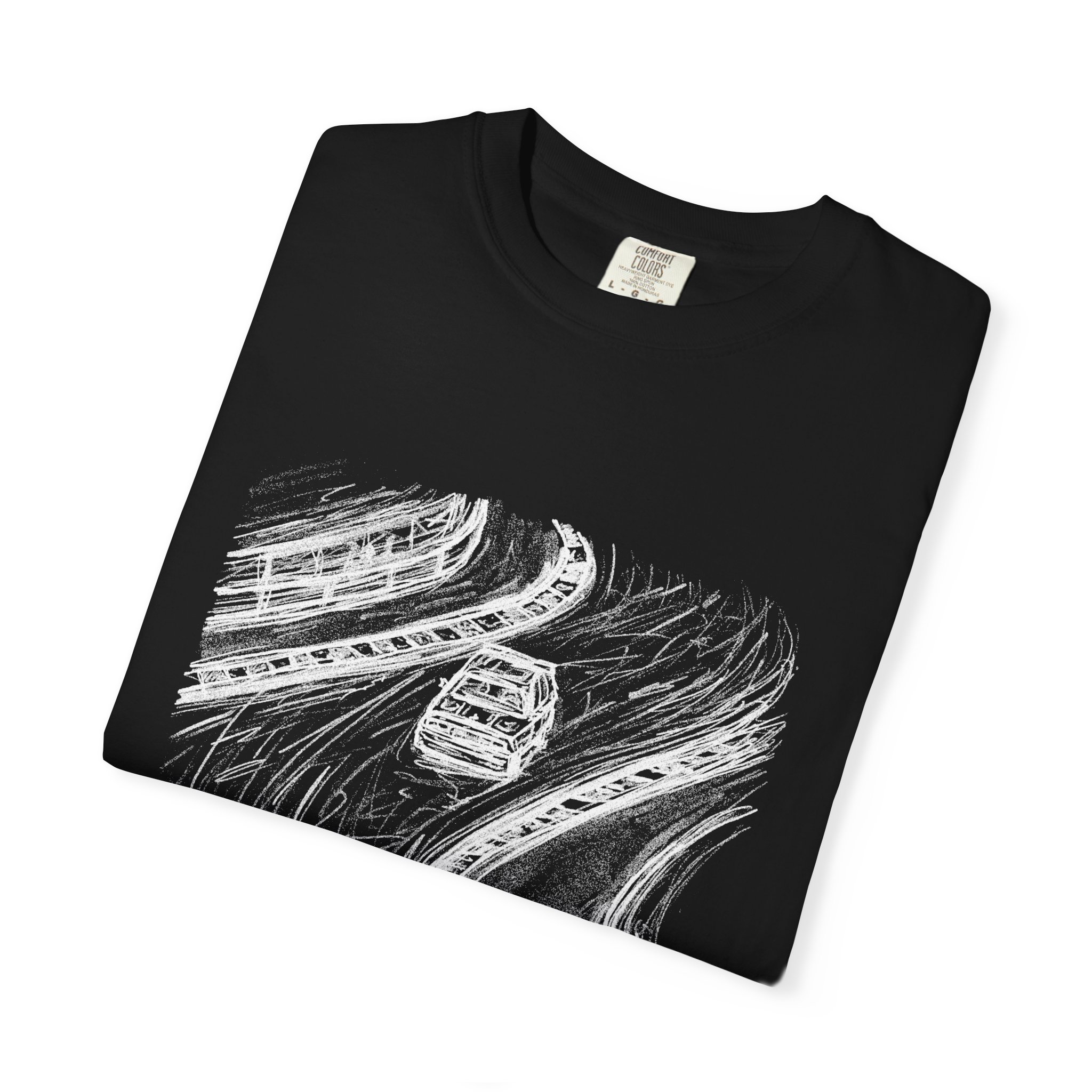 Slipstream Study Black T-Shirt – Image 4