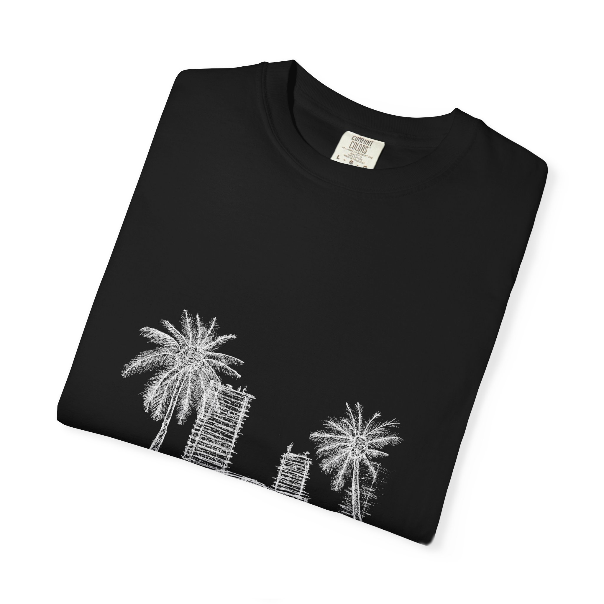 Palm Run Black T-Shirt – Image 4