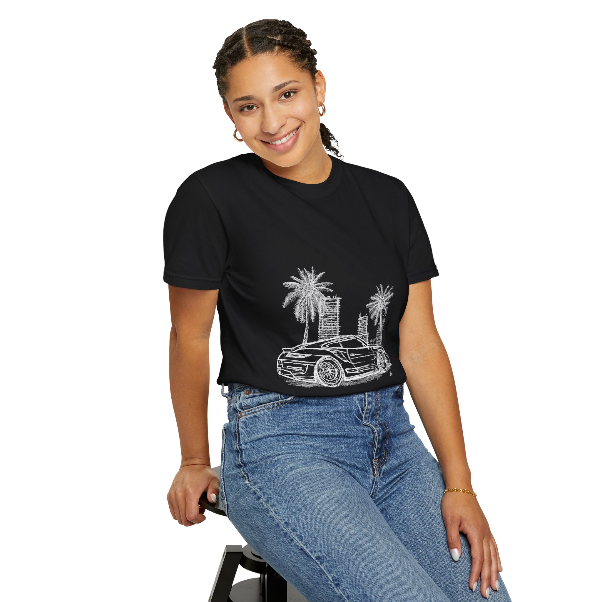 Palm Run Black T-Shirt – Image 6
