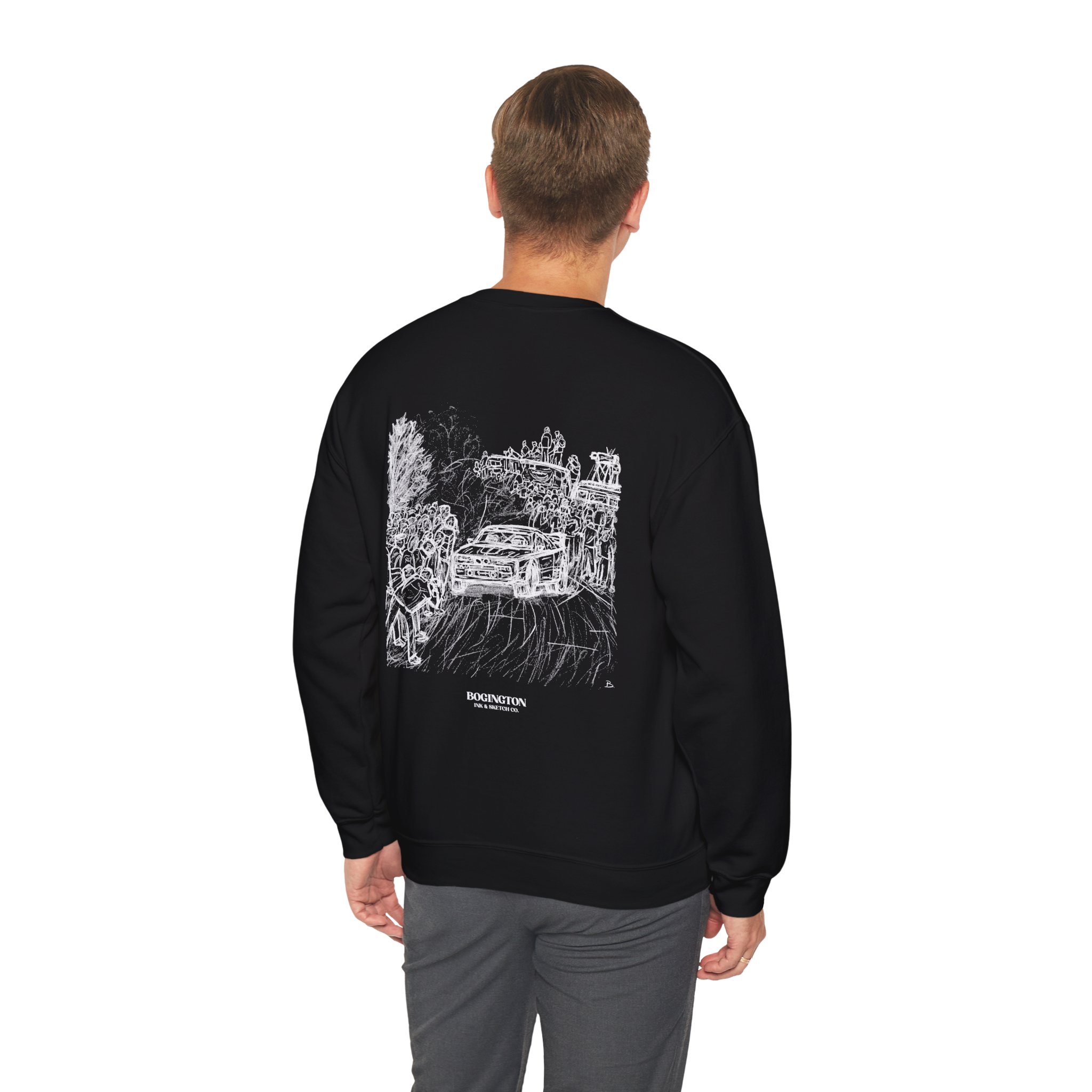 Dust Line Black Sweatshirt – Image 7