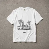 Palm Run White T-Shirt – Image 1