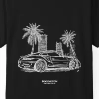 Palm Run Black T-Shirt – Image 2