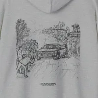 Dust Line Grey Hoodie – Image 3