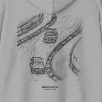 Slipstream Study Grey Hoodie – Image 3