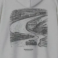 Circuit Flow Grey Hoodie – Image 3