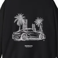 Palm Run Black Sweatshirt – Image 4