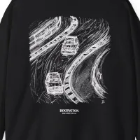 Slipstream Study Black Sweatshirt – Image 4