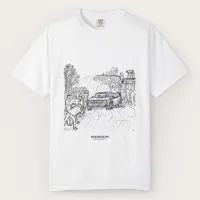 Dust Line White T-Shirt – Image 2