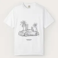 Palm Run White T-Shirt – Image 2