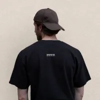 Slipstream Study Black T-Shirt – Image 3