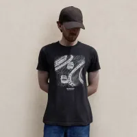 Slipstream Study Black T-Shirt – Image 1