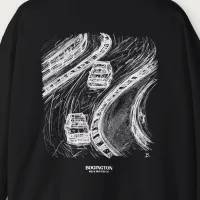 Slipstream Study Black Sweatshirt – Image 5