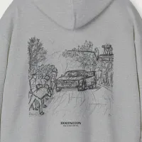 Dust Line Grey Hoodie – Image 5