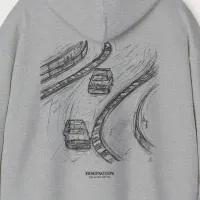 Slipstream Study Grey Hoodie – Image 5